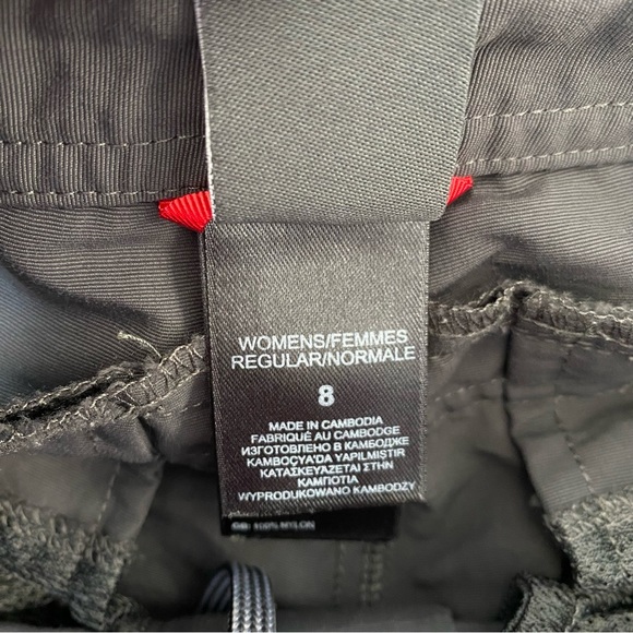 The North Face Paramount Peak Grey Convertible Pant Size 8 - Picture 5 of 14